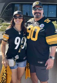article image - 4. Blanca and Kevin Shaeffer are Steeler fans